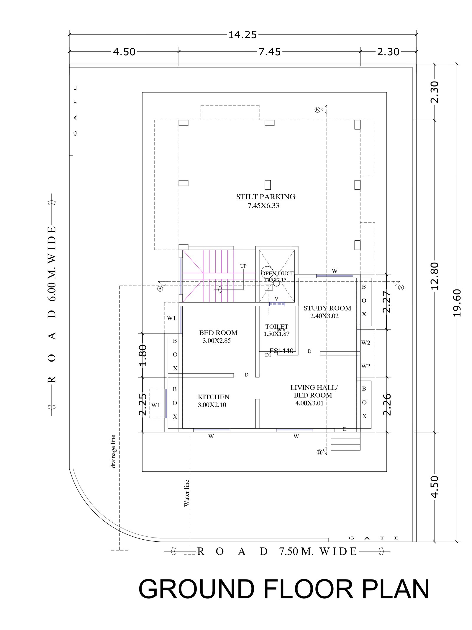 24x38 2 floor house design